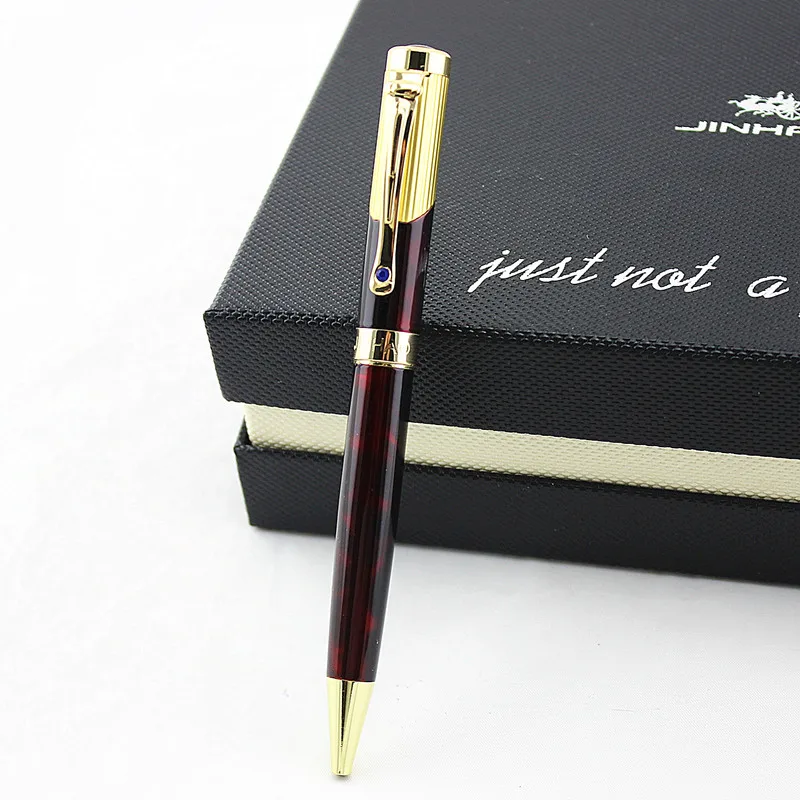 Высокое качество jinhao ручка металлическая подарочная ручка офисные школьные принадлежности Ручки для письма шариковые ручки кожаная сумка для карандашей выбор - Цвет: Q