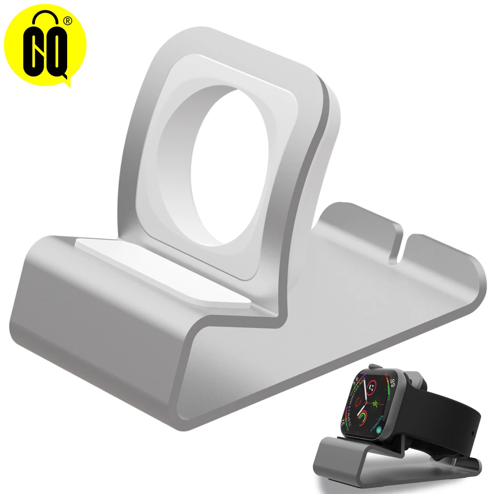 Зарядная док-станция держатель из алюминия и силикона для apple watch Series SE/6/5/4/3/2/1 |