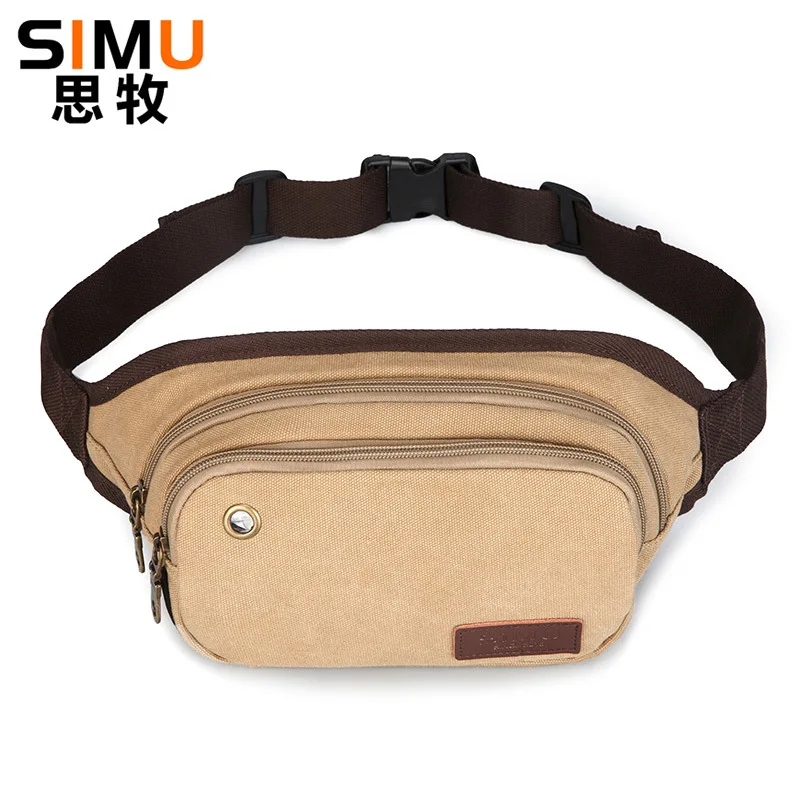 

2019 New Style Outdoor Casual Cross Canvas Men Wallet Retro Shoulder Bag Support