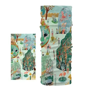 

Cute Cartoon Animal Pattern Bandana Scarf Head/Face/Mask/Neck Dual-use Magic Tube HeadScarf Cycling Outdoor Sport Headwear