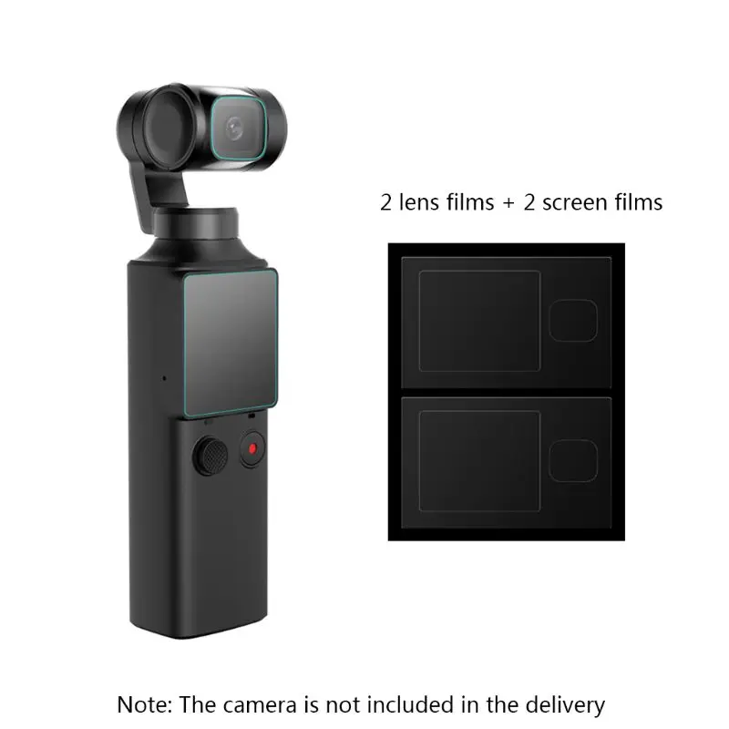 

1Set High Definition Protective Film Lens Screen Protector Hard Tempered Glass Protective Sleeve for FIMI PALM PTZ Gimbal Camera