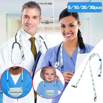 

Adjustable Face Mask Lanyard Handy&Convenient Safety Mask Rest&Ear Holder Rope porta mascarillas holder mask