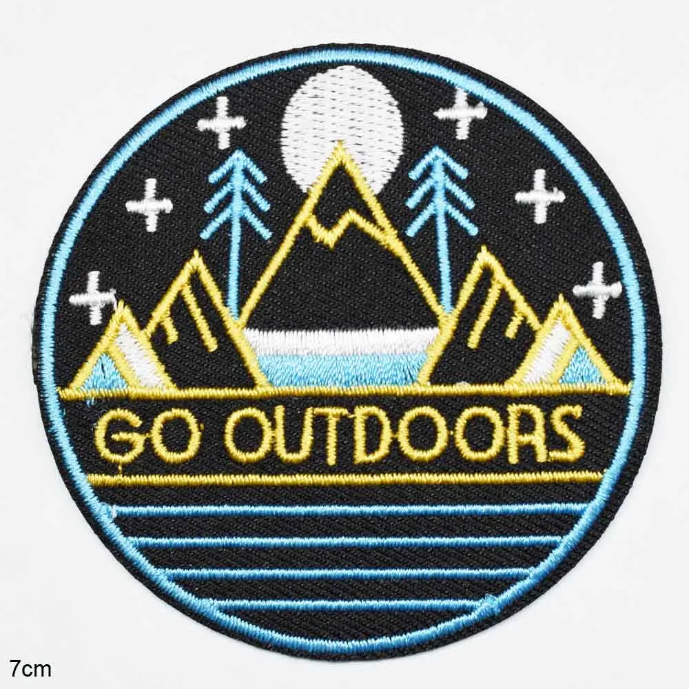 Clothing Stickers Clothes Patches Iron Embroidered Clothes Patches