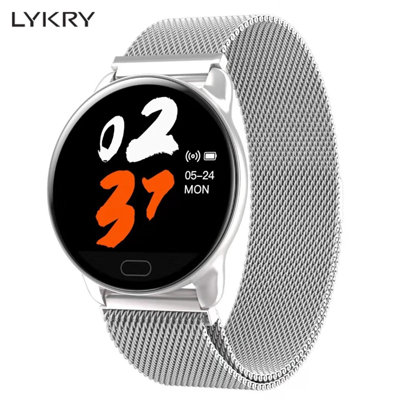 Billig LYKRY K9 Smart Uhr IP67 Wasserdicht mit Herz Rate Blutdruck Monitor Fitness Tracker Smartwatch für Männer frauen pk Q9 b57