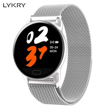 

LYKRY K9 Smart Watch IP67 Waterproof with Heart Rate Blood Pressure Monitor Fitness Tracker Smartwatch for Men women pk Q9 B57
