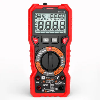 

Digital Multimeter LCD Screen Display Voltage Resistance Tool with Backlight Electrical Instruments WWO66