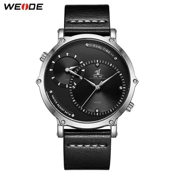 

Relojes Para Hombre WEIDE Men's Watches Top Brand Luxury Quartz Watch Fashion Wristwatches Casual Leather Strap Male Clock