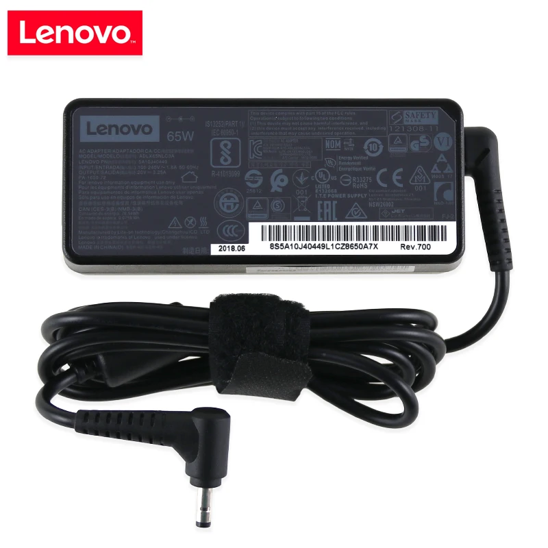 Lenovo 20 в 3.25A 65 Вт AC адаптер питания зарядное устройство для ноутбука lenovo ideapad 100 110 710S 310 310S Yoga 510 510-15ISK