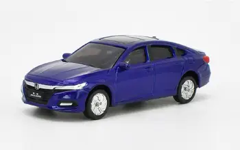 

1/64 Scale 10th Generation Honda All New Accord 2018 Blue Diecast model