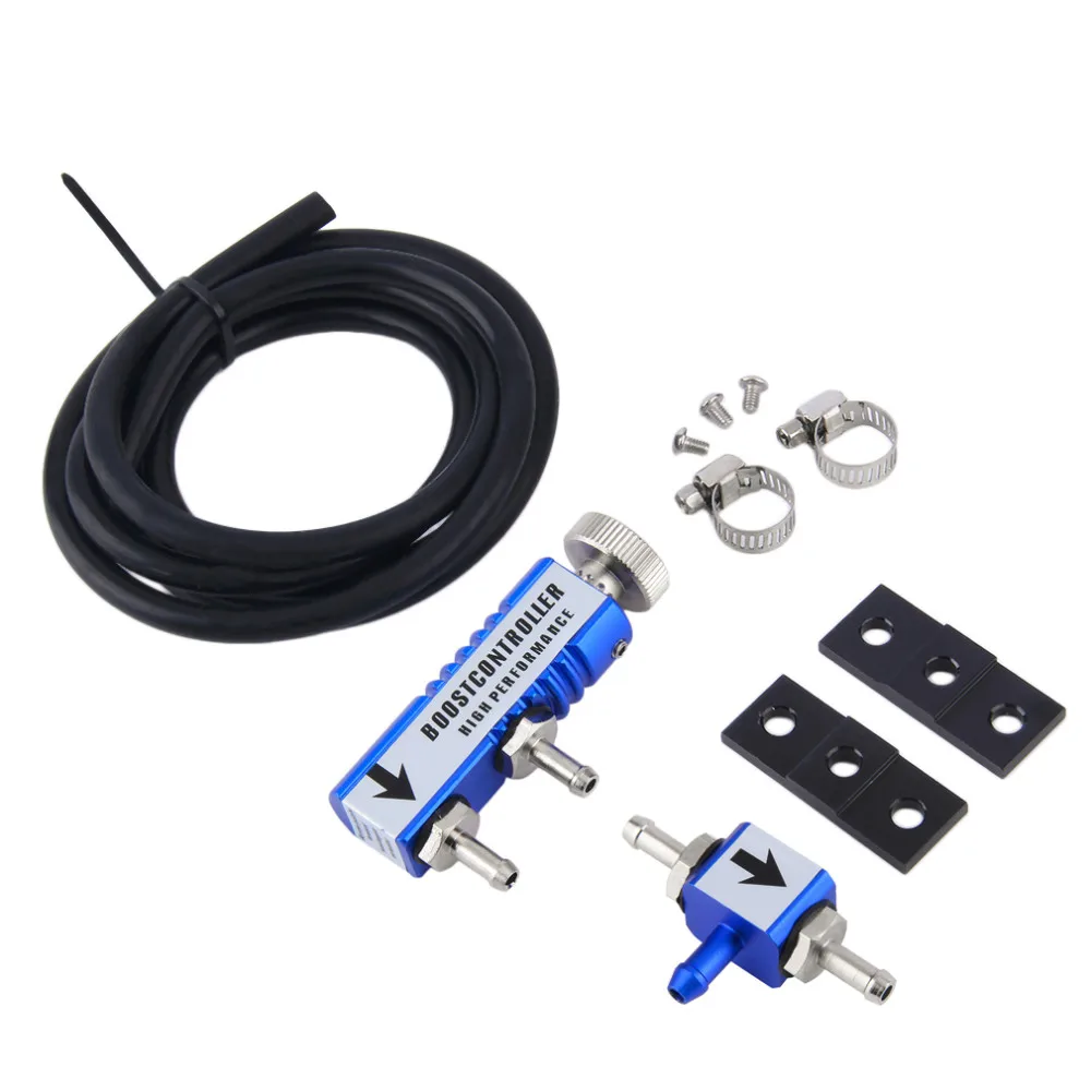 Universal Racing Car Turbo Boost Controller Turbo Turbine Governing Valve Manual Boost Controller Blue Hot Selling
