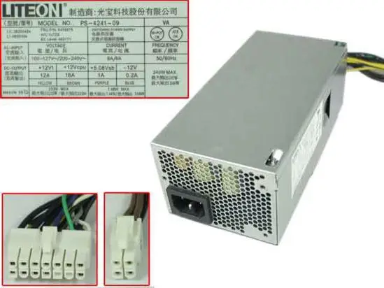 LITE ON PS 4241 09 54Y8901 54Y890 54Y8875 серверный блок питания 240 Вт TFX PSU Lenovo M73 M82|Блоки для