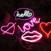

144 Style LED Neon Night Light Sign Wall Art Wall Light Xmas Birthday Gift Wedding Party Lights Lighting Wall Hanging