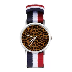 Reloj de cuarzo con estampado de piel de Animal para adolescentes, pulsera con foto clásica para el hogar, venta al por mayor