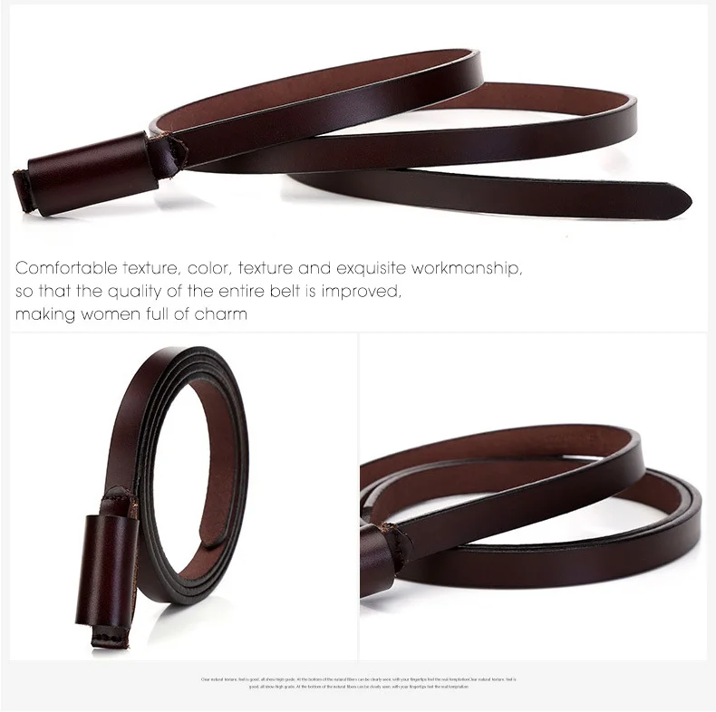 leather belts for women COWATHER cowhide women belt fashion design thin cow leather female strap golden buckle  jeans dress belt  new arrival waistband slim belt for women