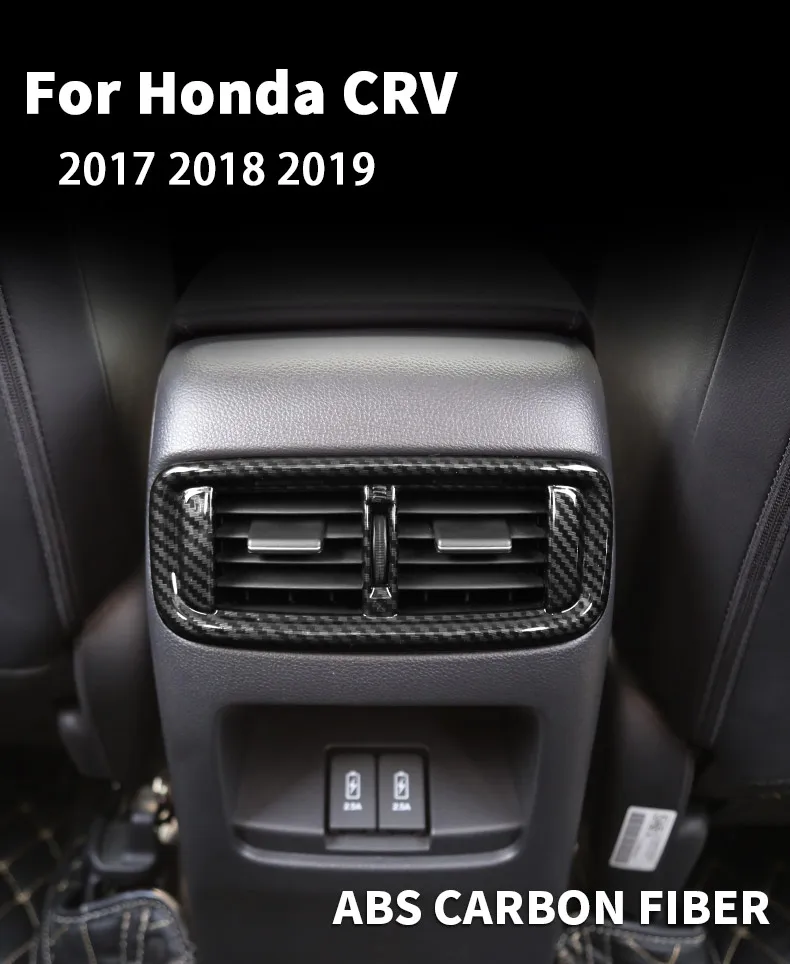 Для Honda CRV CR-V задний воздушный Источник декоративная рамка Задний кондиционер декоративные полоски для автомобиля яркий интерьер d