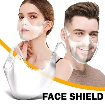 

Radical Alternative Transparent Face Shield Durable Protective Face Cover Safety Anti-Fog Mouth Cover Combine Reusable M