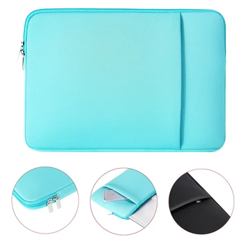 

Rainyear Laptop Sleeve Bag Notebook Case Pocket For Acer ASUS HP Dell For Tablet PC Mackbook Air iPad 11 13 14 15 15.6 inch Blue