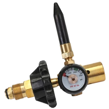 

Filler Valve for Balloons Inflator Air Flow Regulators Measuring Range: 0-3000 PSI Easy to Read