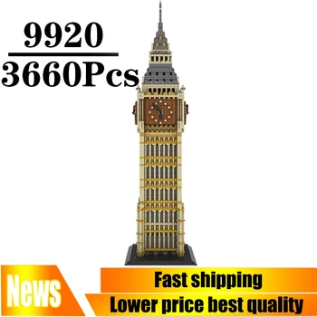 

3660pcs The Big Ben of London Architecture City Landmarks Diamond Building Blocks Opera House Theater For Children Toys 9920