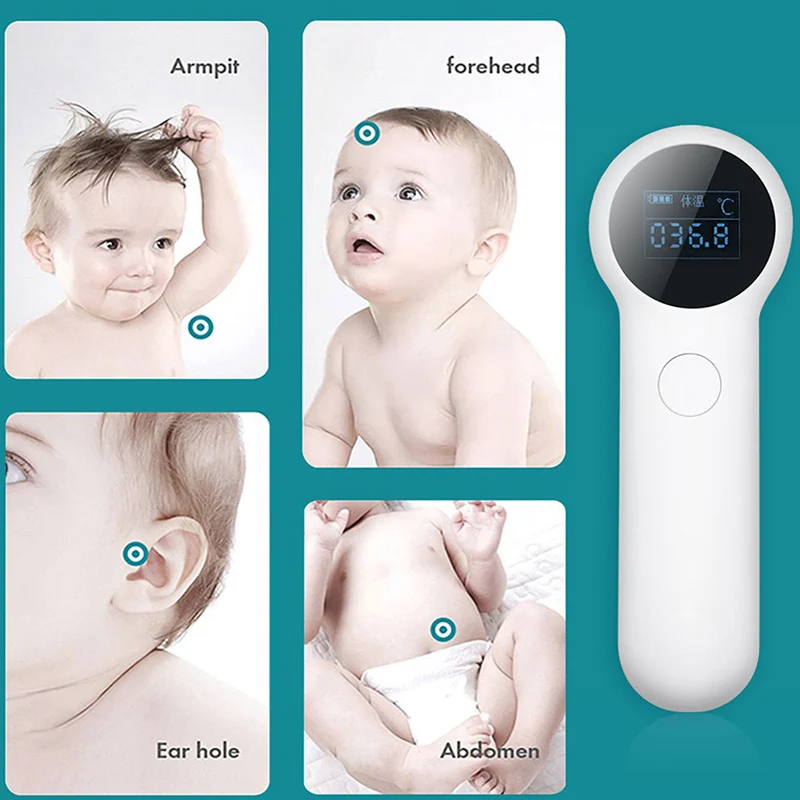 

Infrared Thermometer Handheld Thermometers Infrared Forehead Baby Adult Digital LCD No-contact Digital Thermometers