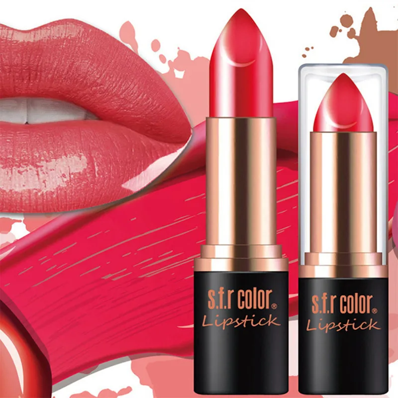 

12 Color Matte Lipstick Waterproof Easy To Wear Long Lasting Natural Non-stick Cup Moisturizing Nutritious Lipstick Makeup Tools