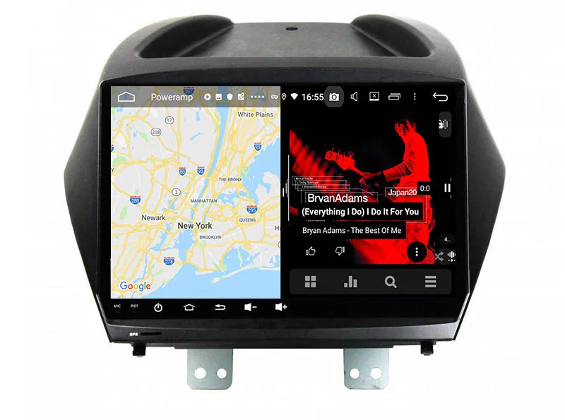Belsee 2din Android 9,0 " экран автомобиля Радио мультимедийный плеер для hyundai Tucson ix35 2009 2010 2011 2012 2013 20142015 gps Navi