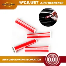 4 шт. освежитель воздуха, автомобильный парфюм с зажимом для кондиционера, изысканный парфюм, автомобильный Стайлинг, ваниль, лимон, вишня, свежий воздух