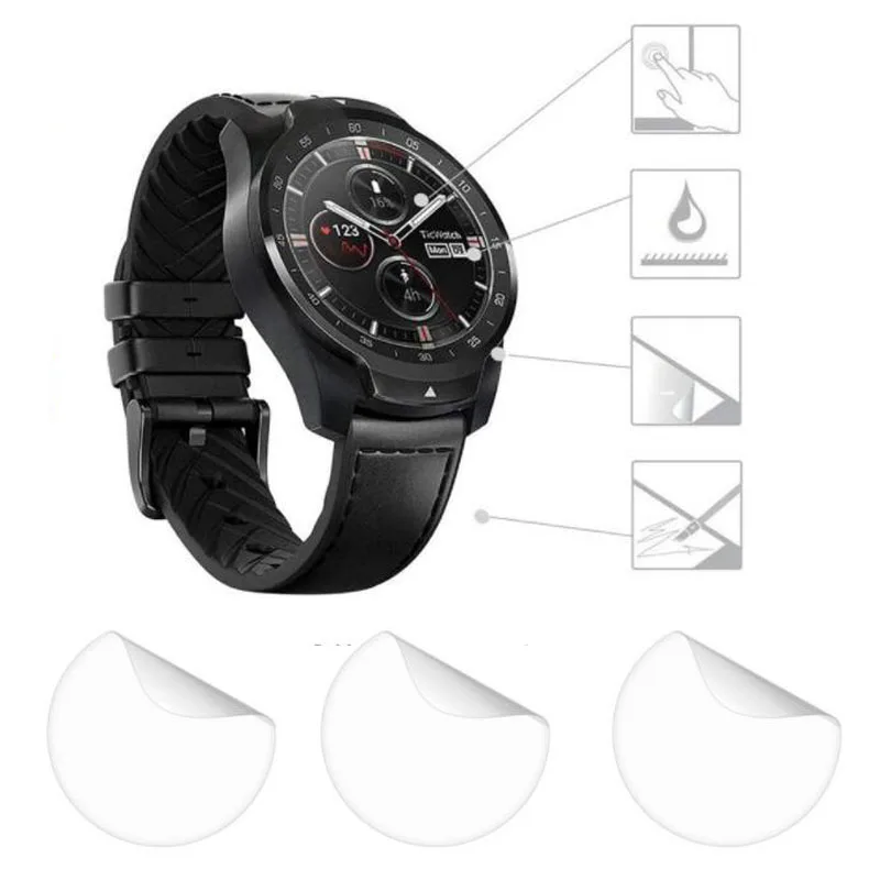 3 шт мягкая прозрачная защитная пленка для Samsung Galaxy Watch 42 мм 46 спортивные Смарт