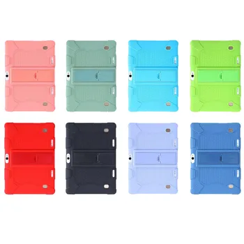 

Shockproof Back Case for Universal 10" 10.1 Inch Android Tablet PC Soft Silicone Stand Cover Protective Shell + Pen