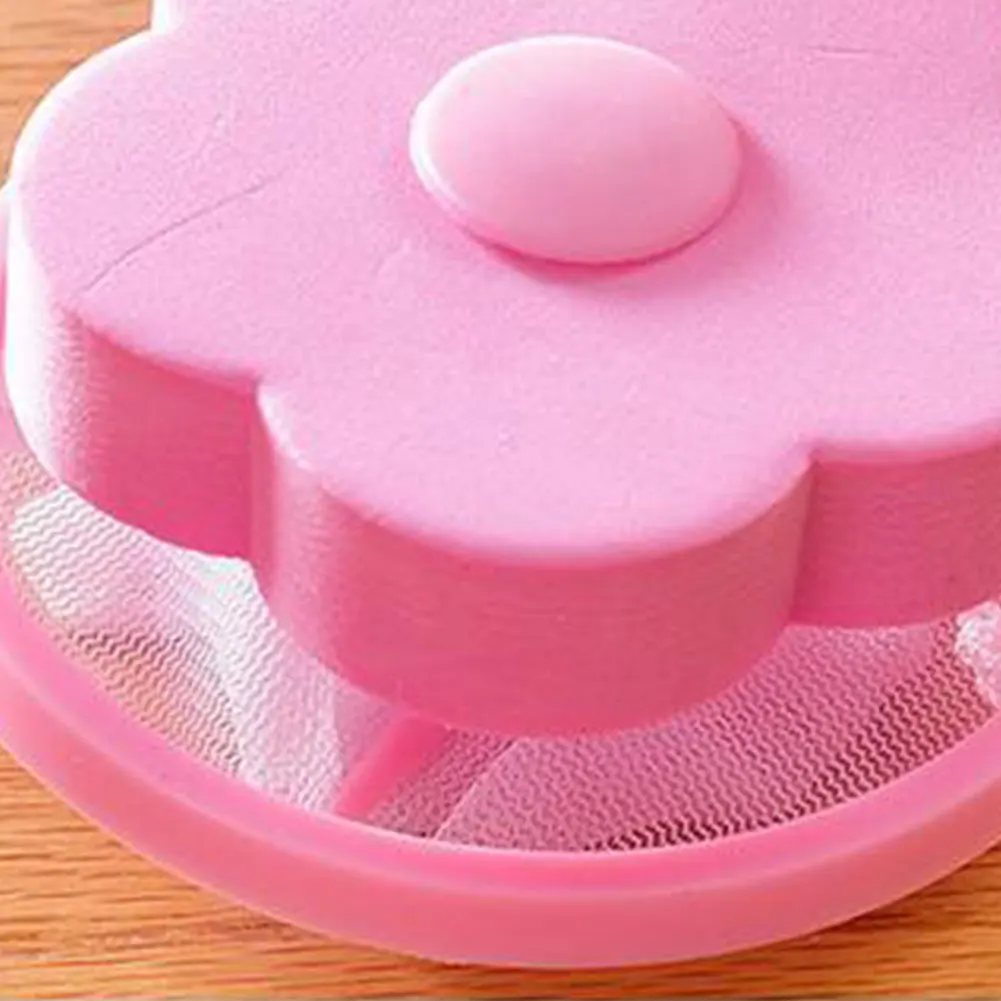Цветок форма сетки фильтр мешок плавающий стиль стиральная машина фильтрации удаления волос устройства Инструменты для уборки дома