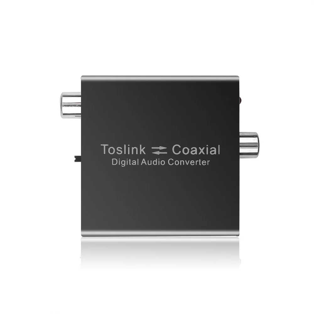 Двунаправленный коаксиальный Оптический Преобразователь стерео аудио SPDIF Toslink в