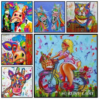 

DIY Diamond Embroidery Riding Bike 5D Diamond Painting Cross Stitch Full Square/Round Drill Diamond Mosaic Home Decoration Gift