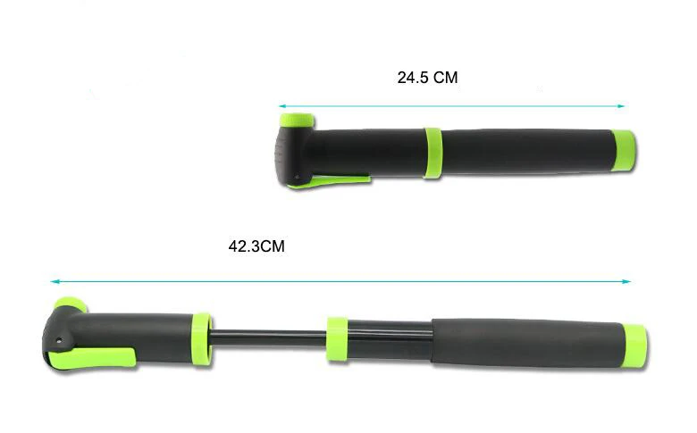 Bike Tire pumps INBIKE Portable Bicycle Pump Mini Hand Pump Cycling Air Ball Toy Tire Inflator Mountain Bike