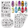 PICT YOU Christmas Nail Stamping Plates Snowflake Festival Pattern Nail Art Image Plates Stainless Steel Nail Art Plate Stencil 1
