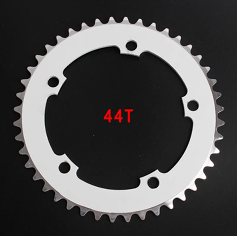 Bike Chainring Single Speed Fixed Gear Road Bike Track Folding Bicycle 130 BCD Fixie  39/44/46T/48T/53T 1/2X1/8