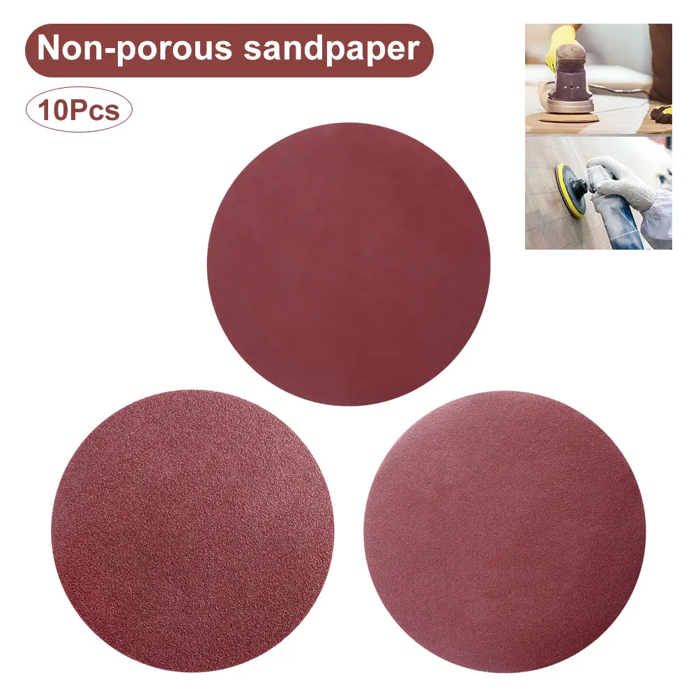 Sandpaper Sheets 10 Grit Contained Sand Sanding Sander Papers Sanding Discs Pads Round 40//80//180//240//320//400//800//1000//1500 2000 Hook Loop Discs 10 PCS per Size.