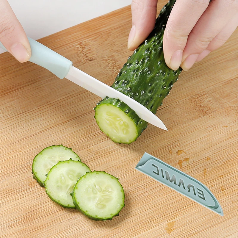 Kitchen Knives Cooking Tool Ceramic Paring for Fruits Vegetables Chef Utility High Quality Slicing Anti-slip Handle Knives Kitchen Knives Cooking Tool Ceramic Paring for Fruits Vegetables Chef Utility High Quality Slicing Anti-slip Handle Knives