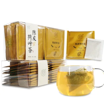 

2020 China Chenpiheyecha Chenpi Lotus Leaf Tea Combination Teabag Replacement Tea Health Tea for Beauty and Lose Weight