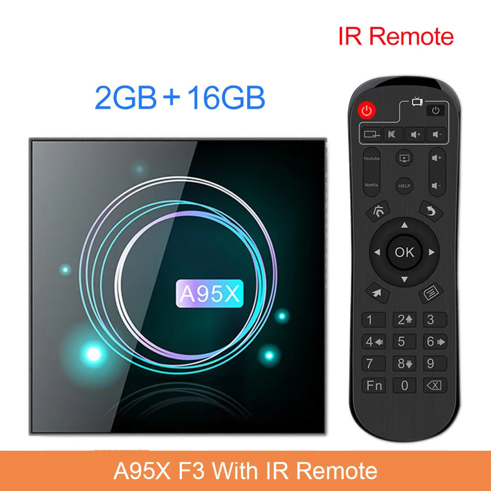 ТВ-приставка LEMADO A95XF3 android 9,0 4 Гб 64 Гб Amogic S905X3 четырехъядерный 2,4G/5G wifi Поддержка 4K 8K USB 3,0 YouTube Android tv Box - Color: 2G 16G