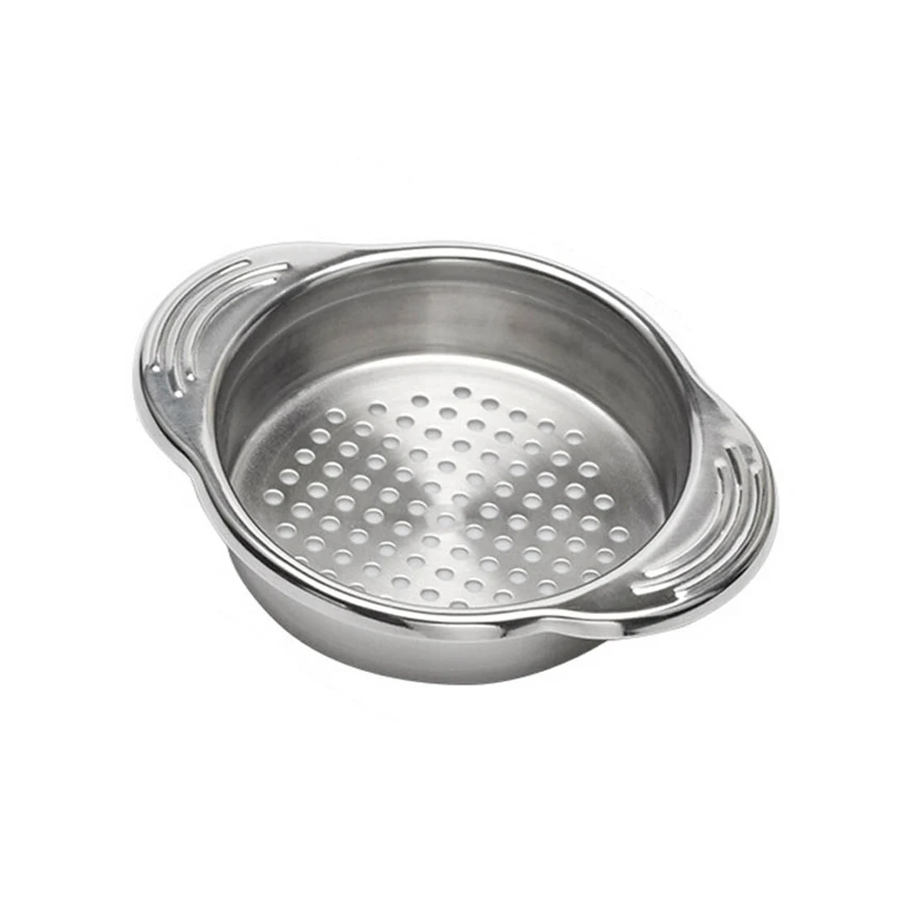1pc Food Can Strainer Round Stainless Steel Sieve Strainer Oil Drainer Remover Kitchen Strainer for Home Kitchen Utensil