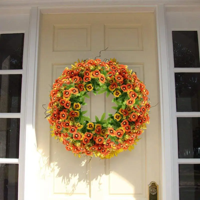 Искусственная ромашка цветы кусты 4 шт. цветочные пряди искусственные растения