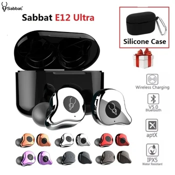 

Sabbat E12 Ultra TWS Qualcomm Bluetooth 5.0 Aptx Earphone Wireless Earphones Sports HiFi Stereo Earbuds Noise Reduction Headset