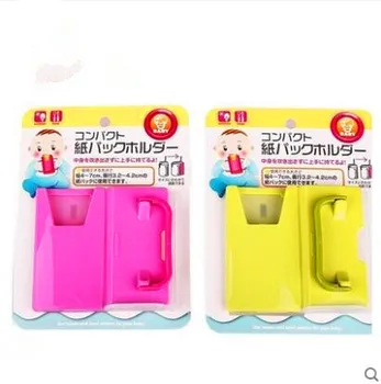 

20pcs/set Folding adjustable size baby anti extrusion milk box with double handle colorful two options pp non-toxic hanmless