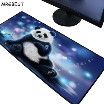 

MRGBEST Free Shipping Big Promotion Anime Mouse Pad Locking Edge Large Game Cute Panda Mouse Pad for Laptop Notbook for Legends