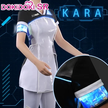 

Dokidoki-SR Movie Cosplay Detroit: Become Human Kara Cosplay Costume Dress Unifrom Tight Outfit Detroit: Become Human Kara