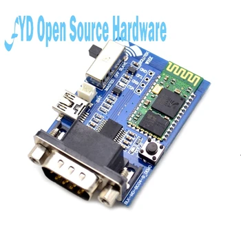 

1pcs Bluetooth serial module wireless serial communication RS232 digital transmission module