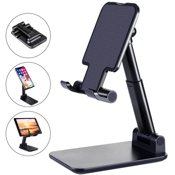 Adjustable Desk Mobile Phone Tablet Holder Stand For iPhone iPad Xiaomi Samsung 1