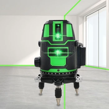 Cross Lines Laser Level 360 Self-Leveling 2/3/5 Lines Green Laser Leveler 635nm Horizontal Vertical Cross Line Indoor Outdoor 12 lines 3d waterproof laser level self leveling 360 degrees rechargeable battery horizontal vertical cross green laser