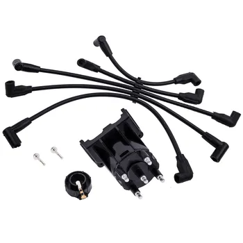 

1x Cap Rotor 5 Sets Spark Plug Wires Ignition for Volvo Penta 3.0 GL Delco EST