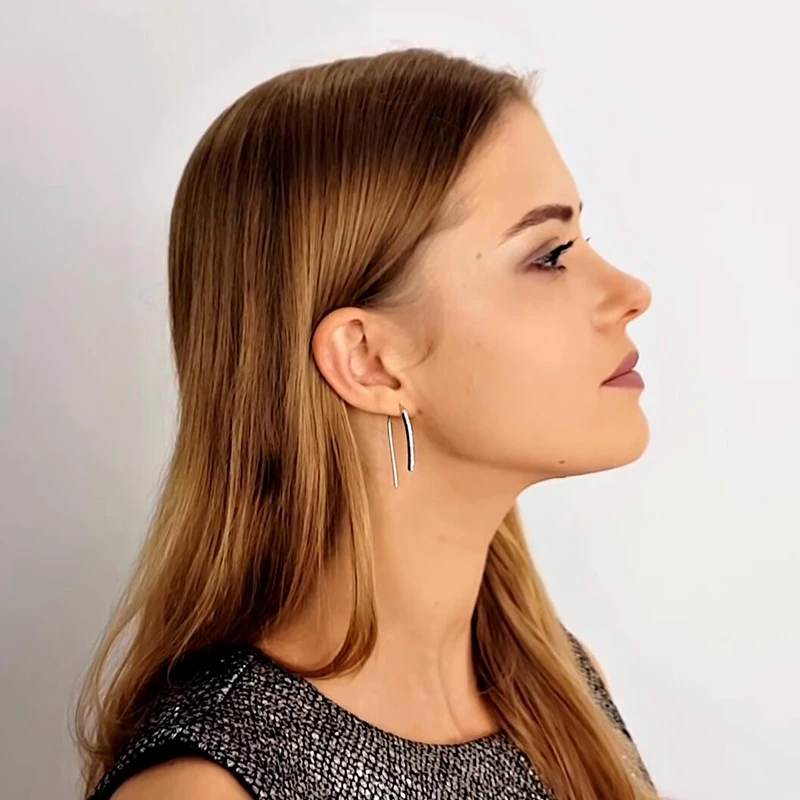 ORSA JEWELS 2019 новые экологичные красивые серьги цвета розового золота для женщин